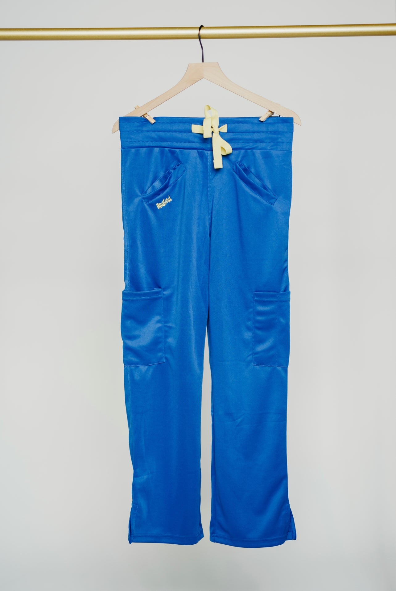 Women's Royal Blue High Waisted Scrub Pants