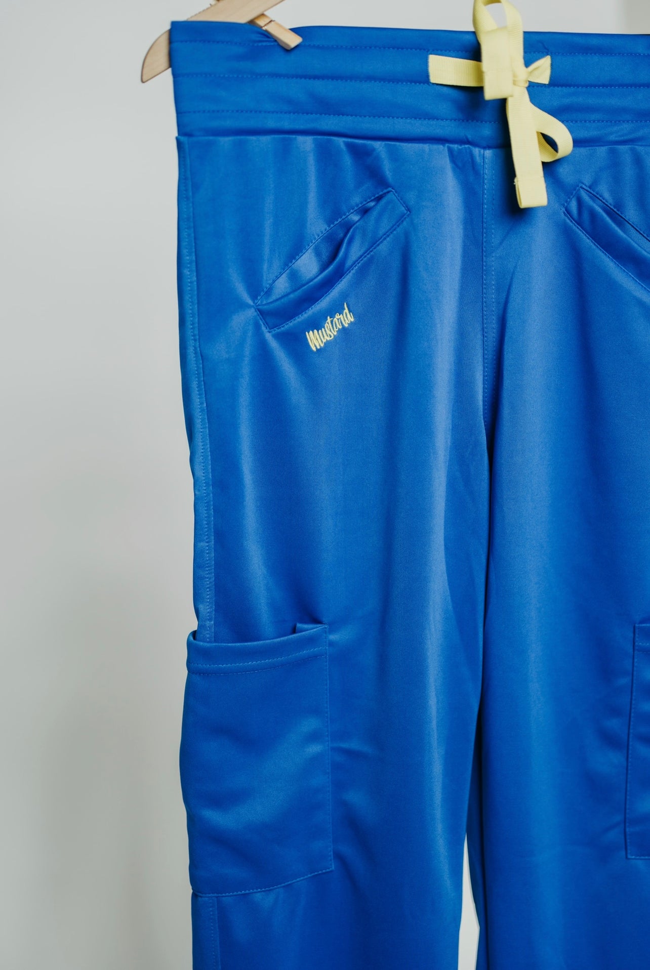 Women's Royal Blue High Waisted Scrub Pants