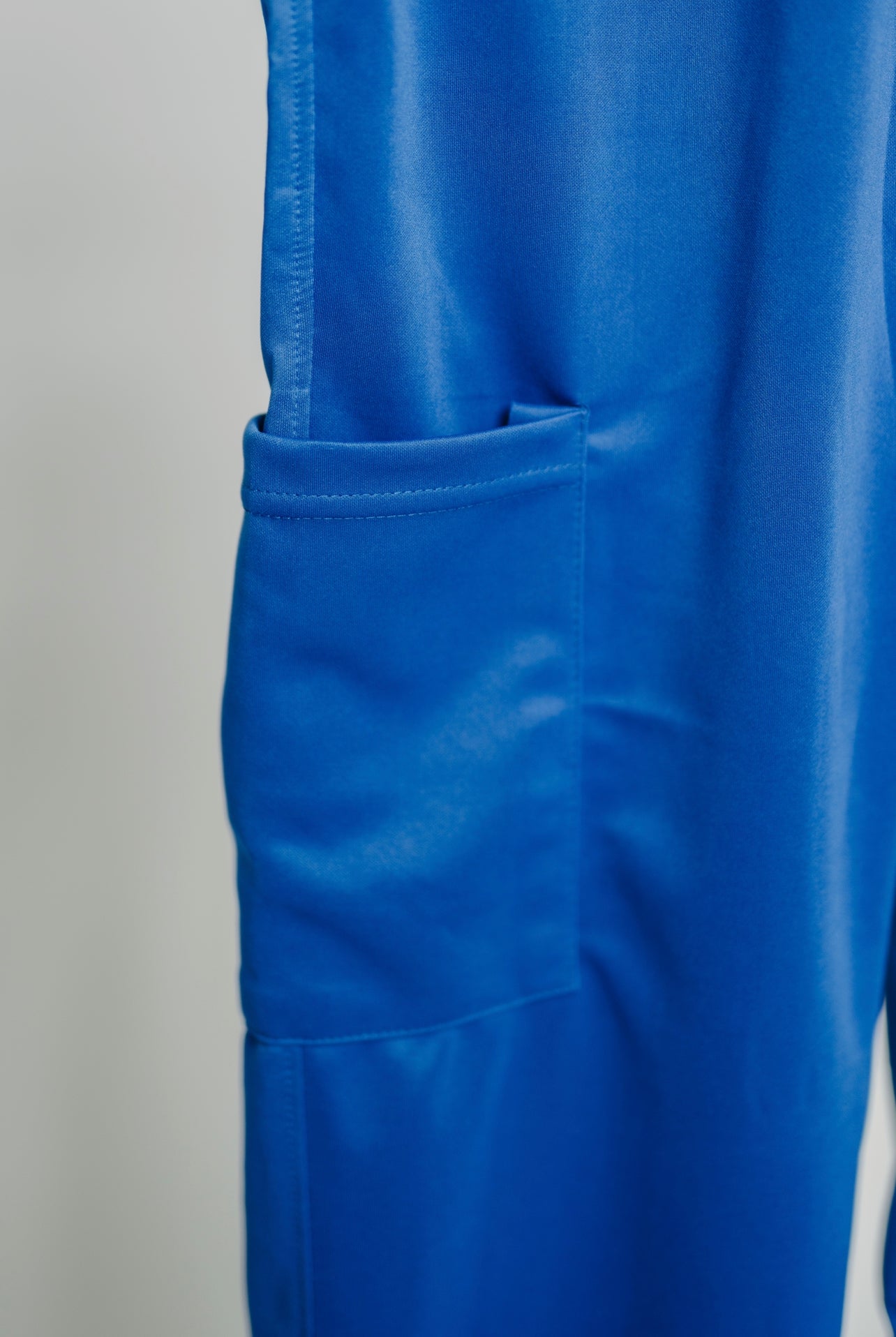 Women's Royal Blue High Waisted Scrub Pants